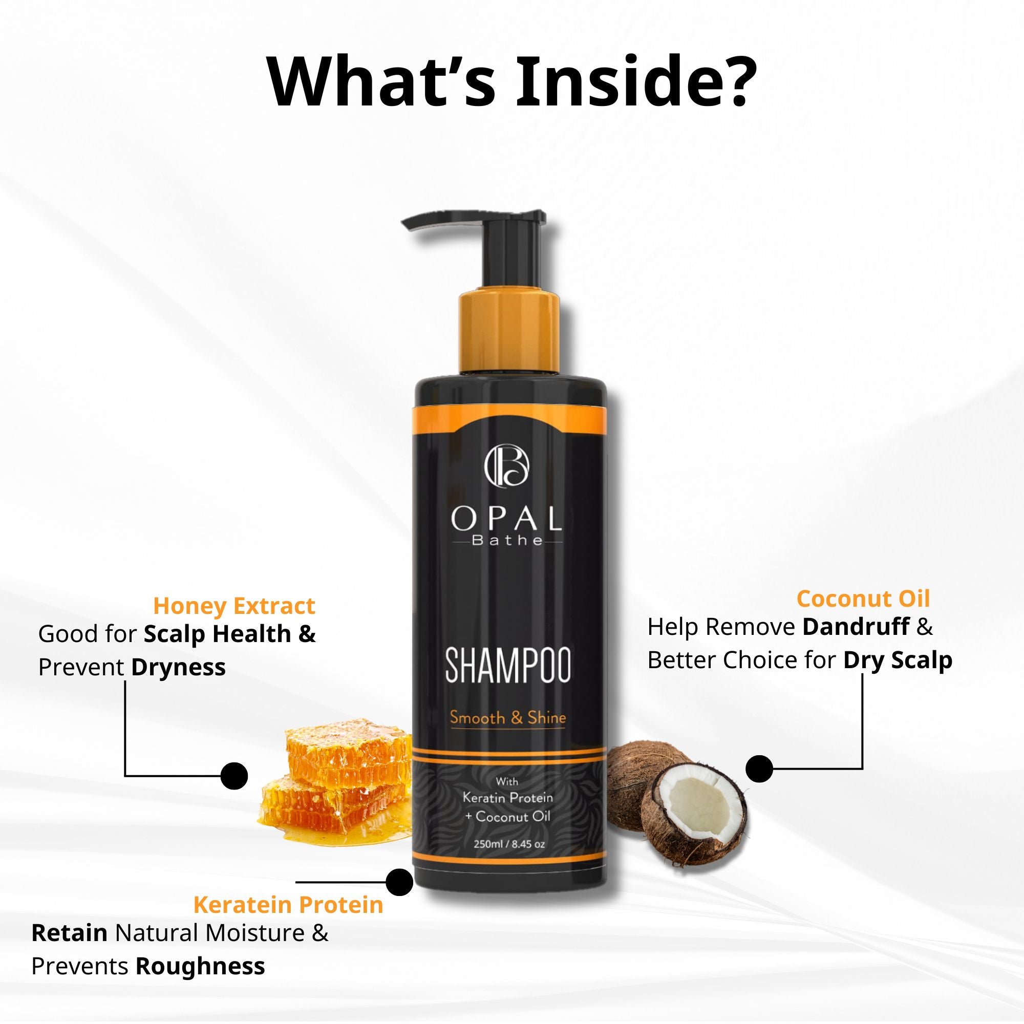 OPAL Bathe Smooth & Shine Shampoo + Nourished Hair Conditioner Combo