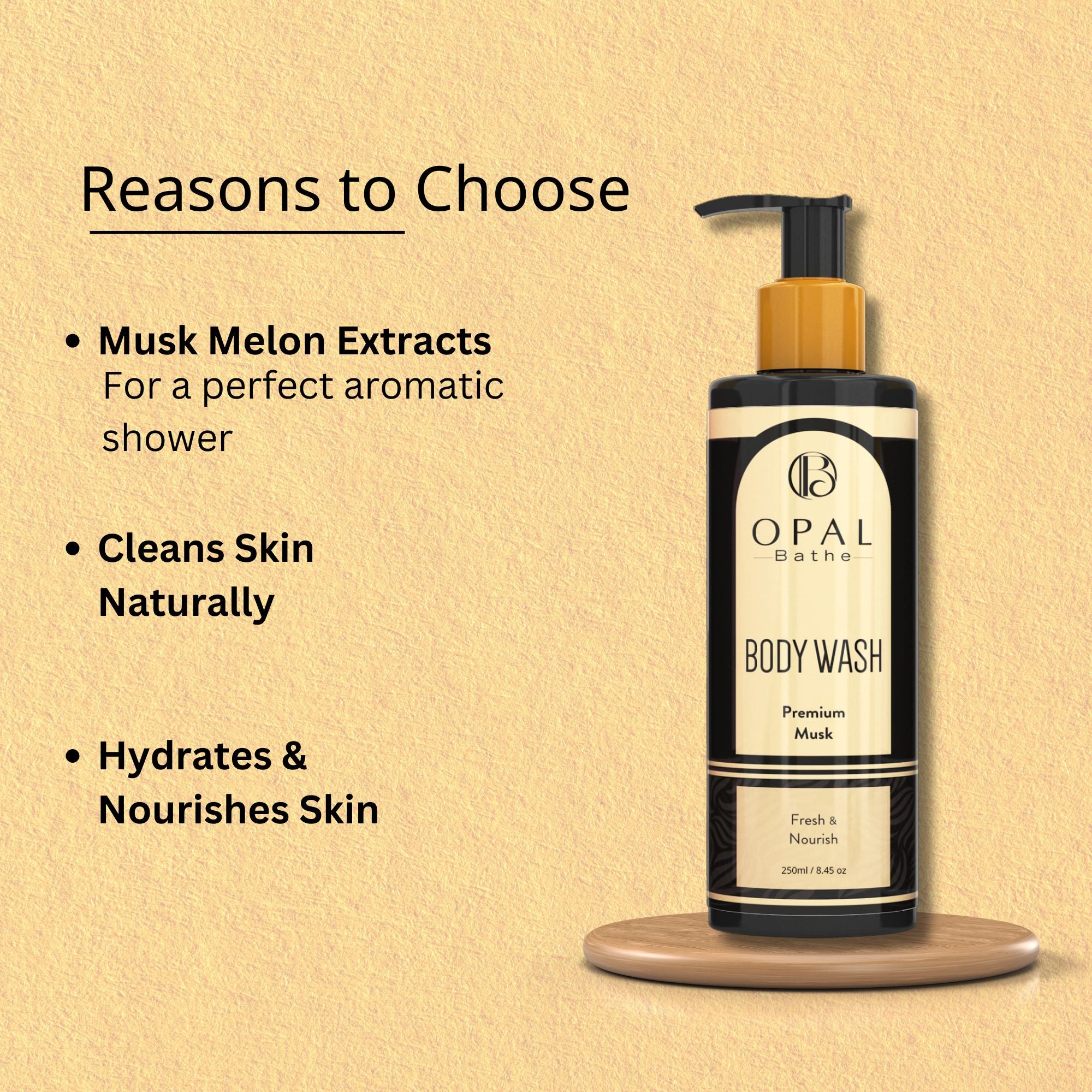 OPAL Bathe Musk & Rose Body Wash Combo