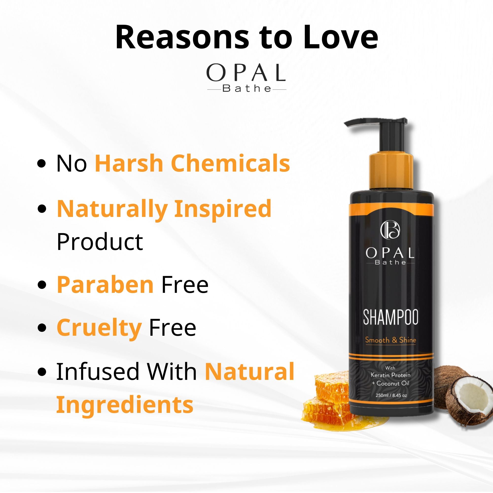 OPAL Bathe Smooth & Shine Shampoo + Nourished Hair Conditioner Combo