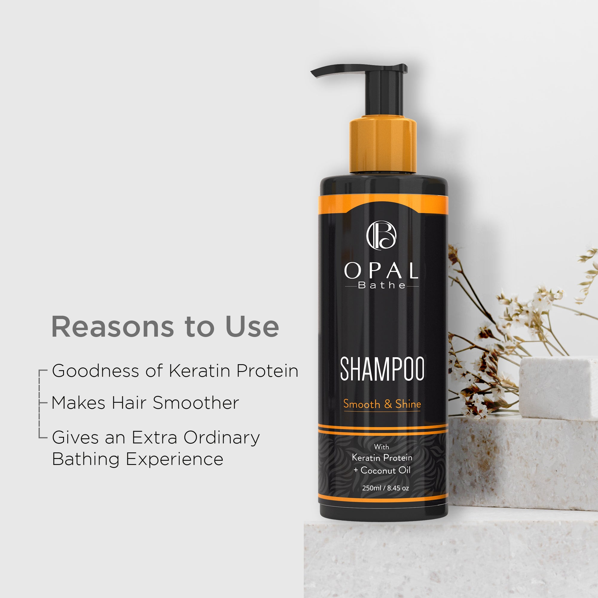 OPAL Bathe Smooth & Shine Shampoo + Nourished Hair Conditioner Combo